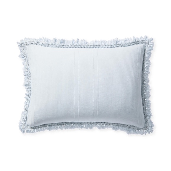 Serena and Lily Maya Standard Shams in Sky (2) NWT - Picture 1 of 3